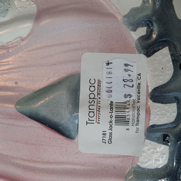 Plate Platter Jack O' Lantern Boo Yah! Fun Cookie Serving Dish Tempered Glass - Picture 3 of 3